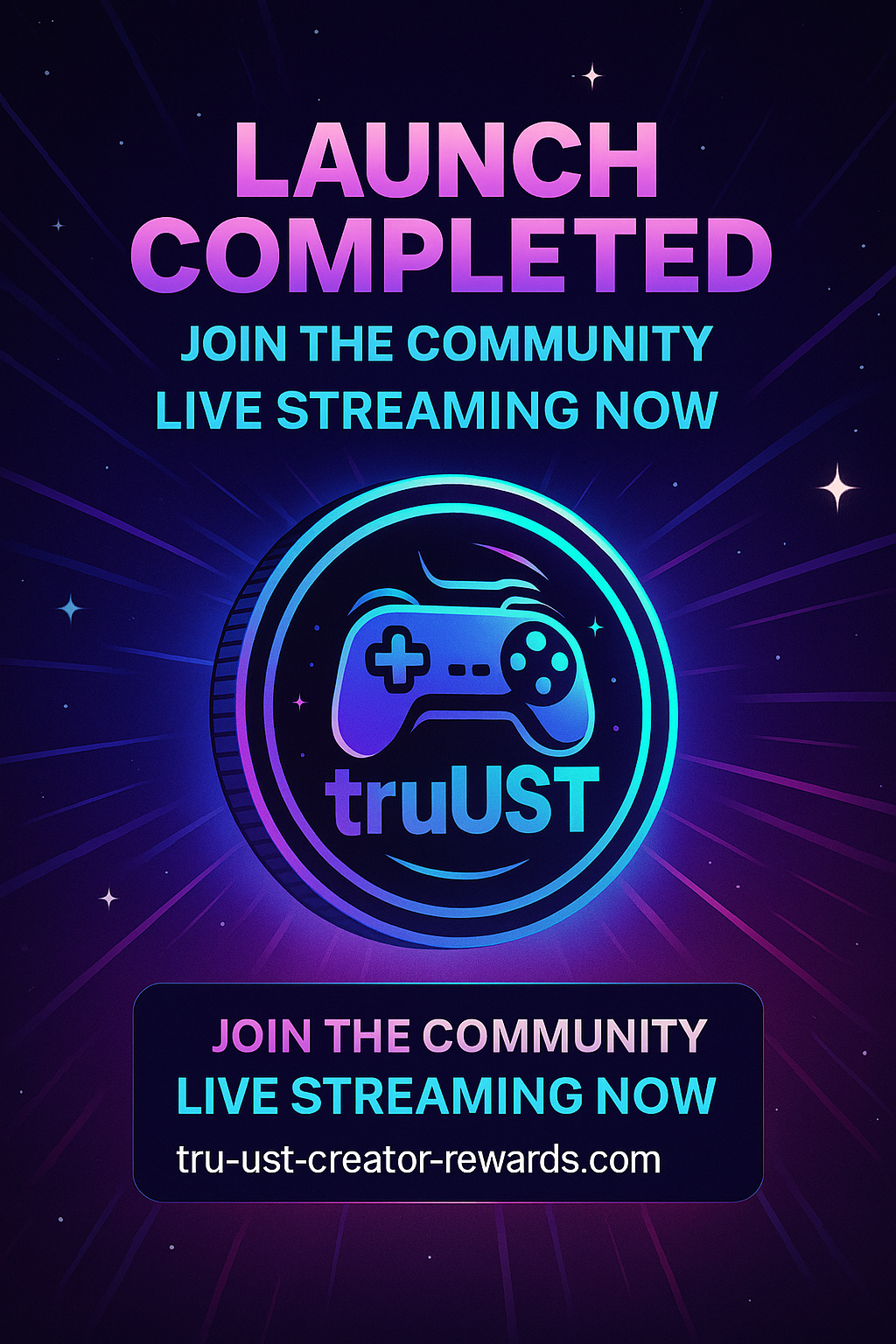 Launch Completed — Live Streaming Now